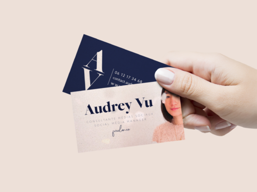 Audrey Vu – Social Média Manager | Cartes de visite